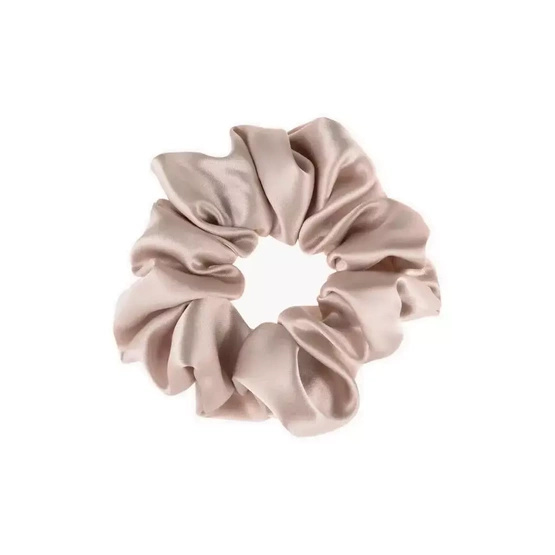 Almania gumka do włosów Scrunchie jedwabna – rose gold