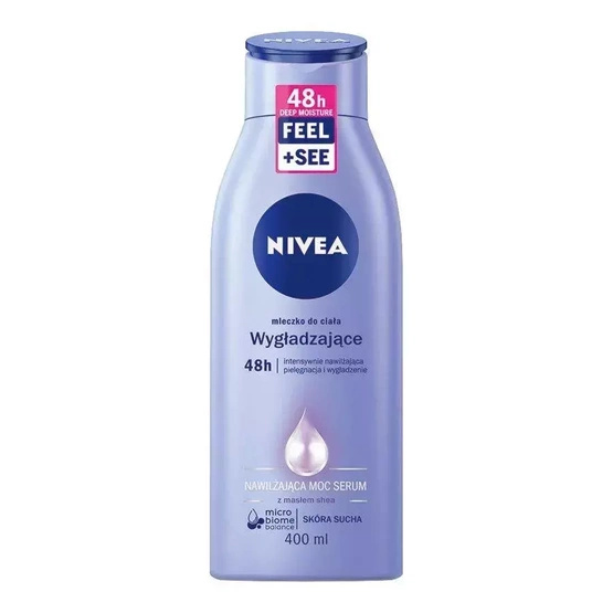 Nivea Nawilżająca Moc Serum wygładzające mleczko do ciała 400ml