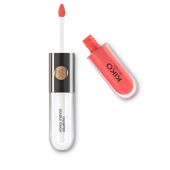 KIKO Milano Unlimited Double Touch dwuetapowa płynna pomadka do ust 113 Satin Coral 6ml