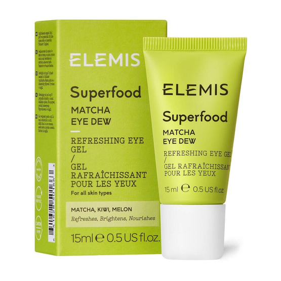 ELEMIS Superfood Matcha Eye Dew nawilżający żel chłodzący do okolic oczu 15ml