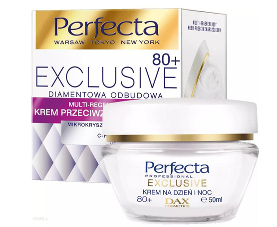 Perfecta Exclusive krem do twarzy na dzień i na noc 80+ 50ml