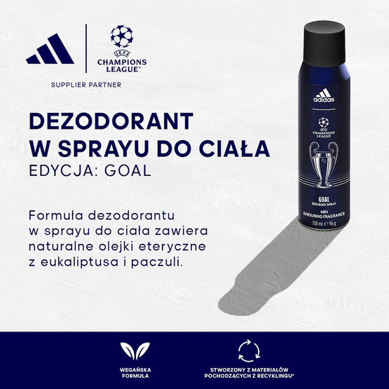 Adidas Uefa Champions League Goal dezodorant spray 150ml