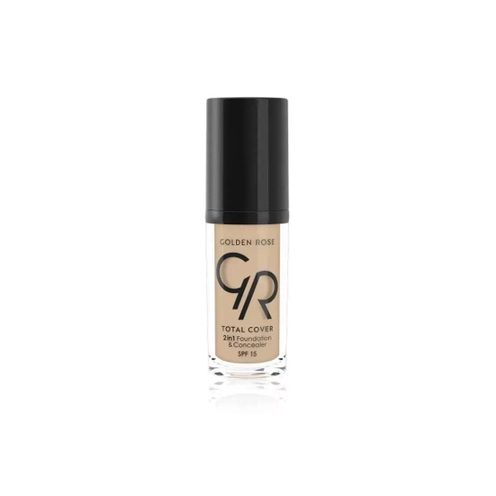 Golden Rose Total Cover 2 in 1 Foundation & Concealer - Kryjący podkład i korektor 2 w 1 - 05