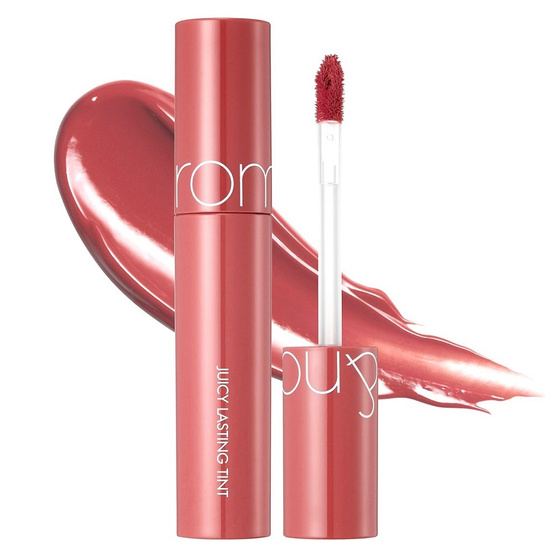 Rom&nd Juicy Lasting Tint mocno napigmentowany błyszczyk do ust 11 Pink Pumpkin 5.5g