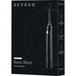 SEYSSO Basic Black Szczoteczka soniczna z 3 programami pracy