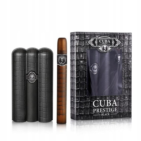 Cuba Original Cuba Prestige Black zestaw woda toaletowa spray 90ml + woda toaletowa spray 35ml