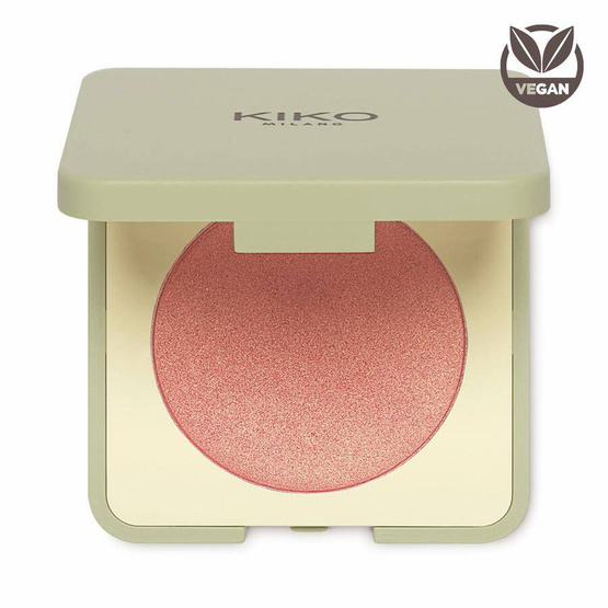 KIKO Milano Green Me Blush kompaktowy róż dający naturalny rezultat 101 Coral View 6g