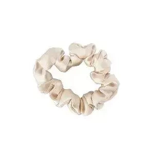 Mexmo Scrunchie Medium Light Beige - Zestaw dwóch gumek jedwabnych