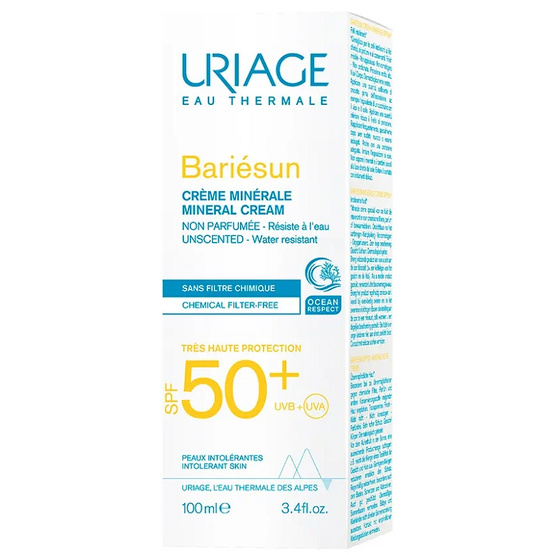 URIAGE Bariesun Mineral Cream krem mineralny do twarzy i ciała SPF50+ 100ml