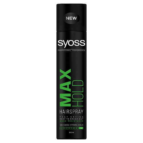 Syoss Max Hold Hairspray lakier do włosów w sprayu Mega Strong 300ml