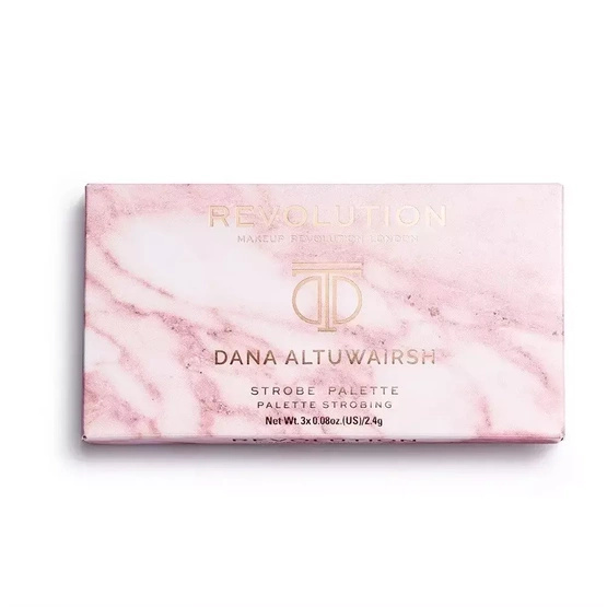 Makeup Revolution REVOLUTION X DANA Paleta rozświetlaczy Strobe Palette 