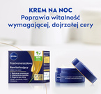 Nivea Przeciwzmarszczkowy + Rewitalizujący krem na noc 55+ 50ml