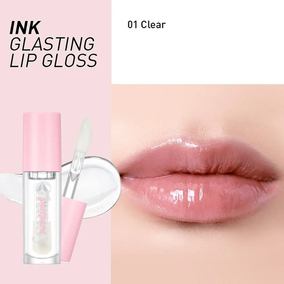 Peripera Ink Glasting Lip Gloss błyszczyk do ust 01 Clear 4.5ml