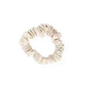 Mexmo Scrunchie Mini Light Beige - Zestaw dwóch gumek jedwabnych