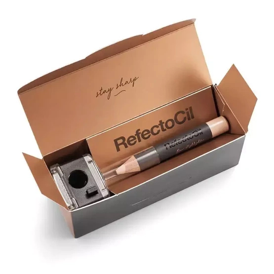 RefectoCil Highlighter Set – Zestaw rozświetlający łuk brwiowy (kredka + temperówka)