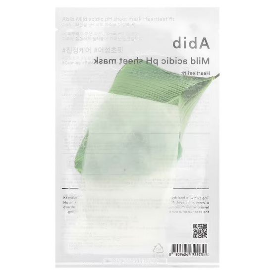 Abib Mild Acidic pH Sheet Mask kojąca maska w płachcie 30ml