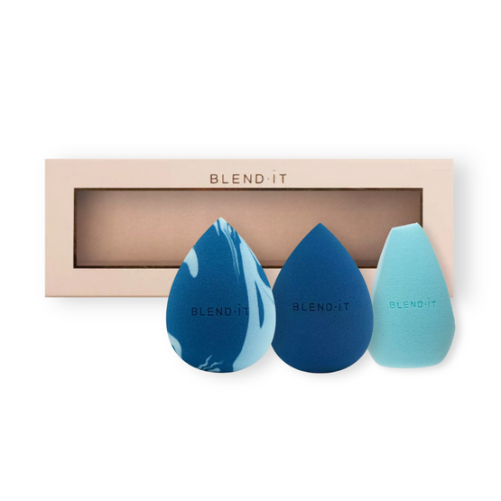 BLEND IT Sponge Zestaw gąbek do makijażu Blue Set 