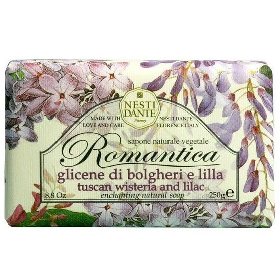 Nesti Dante Romantica mydło toaletowe Glicynia & Lilia 250g