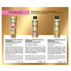 Perfecta 24K Gold & Rose Oil zestaw peeling drobnoziarnisty 75g + tonik nawilżający 200ml + mleczko do demakijażu 200ml