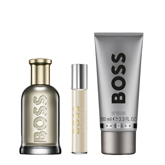 Hugo Boss Boss Bottled zestaw woda perfumowana spray 100ml + woda perfumowana 10ml + żel pod prysznic 100ml