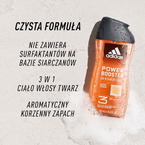 Adidas Power Booster żel pod prysznic dla mężczyzn 400ml