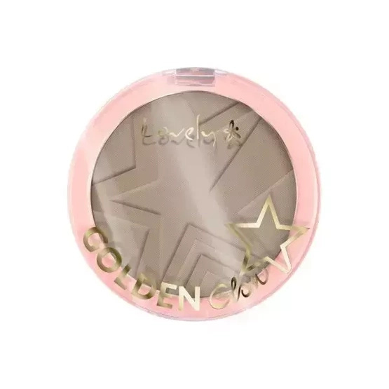 Lovely Golden Glow New Edition Face Contouring Powder 3 Cool Brown