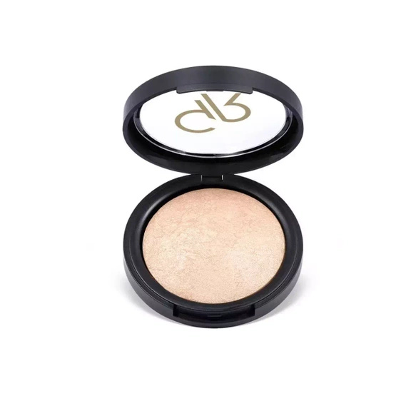 Golden Rose Baked Stardust Wypiekany puder rozświetlający z drobinkami złota 108