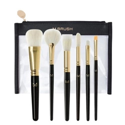 M Brush by Maxineczka 6 Pinselset Back to Black + Sachet