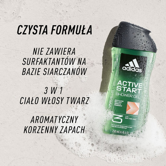 Adidas Active Start żel pod prysznic dla mężczyzn 400ml