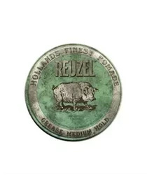 Reuzel Green Grease Medium Hold Pig Woskowa pomada do włosów 113g