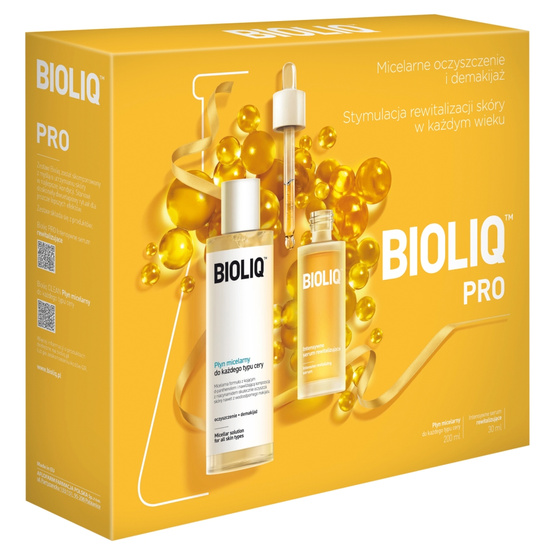 BIOLIQ Pro zestaw intensywne serum rewitalizujące 30ml + płyn micelarny do każdego typu cery 200ml