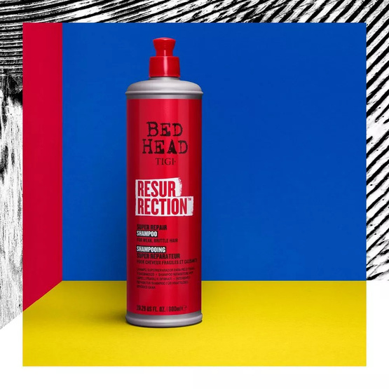 Tigi Bed Head Resurrection Repair Shampoo regenerujący szampon do włosów zniszczonych 600ml