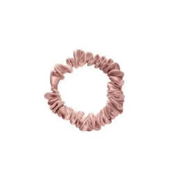 Mexmo Scrunchie Mini Rose Gold - Zestaw dwóch gumek jedwabnych