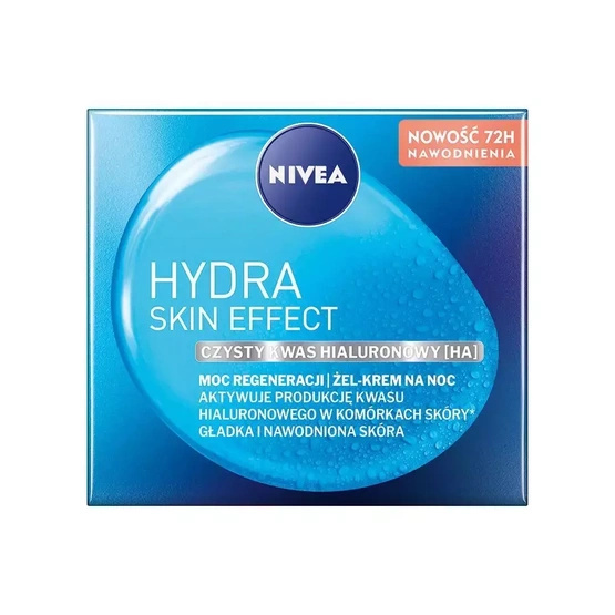 Nivea Hydra Skin Effect żel-krem na noc moc regeneracji 50ml