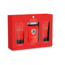 Tonino Lamborghini Sportivo zestaw woda toaletowa spray 125ml + balsam po goleniu 100ml + żel pod prysznic 100ml