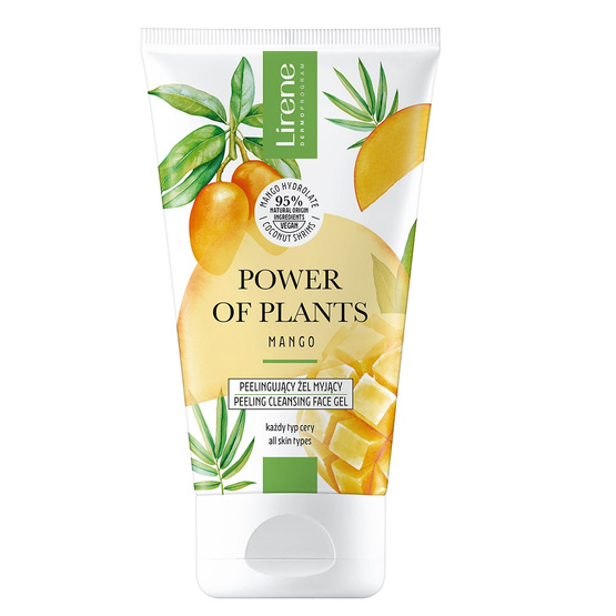 Lirene Power of Plants peelingujący żel myjący Mango 150ml