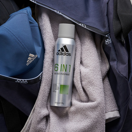 Adidas 6 in 1 antyperspirant spray 150ml