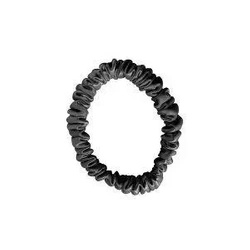 Mexmo Scrunchie Small Black - Zestaw dwóch gumek jedwabnych