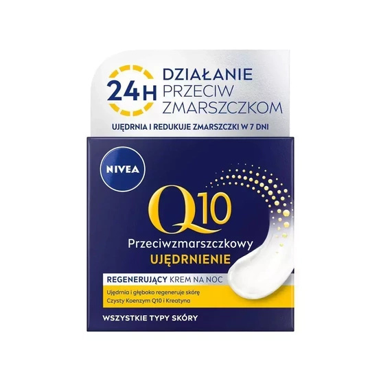 Nivea Q10 Power przeciwzmarszczkowy nawilżający krem na noc 50ml