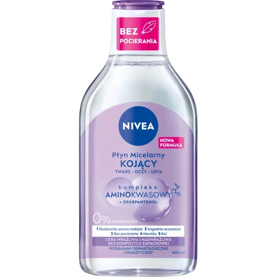 Nivea MicellAir Skin Breathe pielęgnujący płyn micelarny do cery wrażliwej i nadwrażliwej 400ml