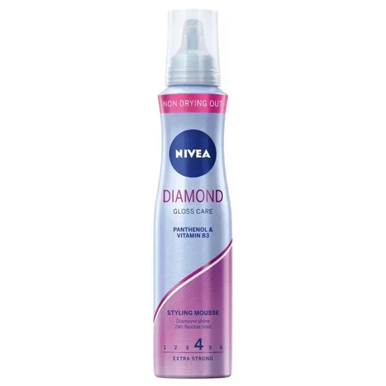 Nivea Diamond Gloss Care pianka do włosów 150ml