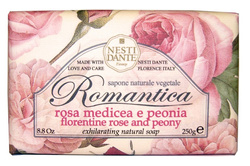 Nesti Dante Romantica mydło toaletowe Róża & Peonia 250g