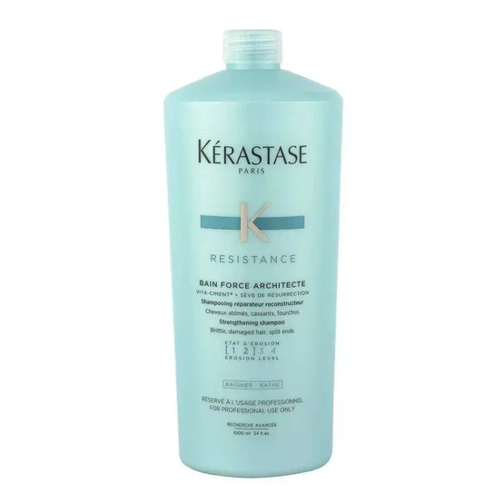 Kerastase Resistance Bain Force Architecte Strengthening Shampoo szampon wzmacniający do włosów osłabionych Force 1-2 1000ml