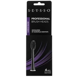 SEYSSO Carbon Professional Końcówki do szczoteczki sonicznej (4 sztuki)