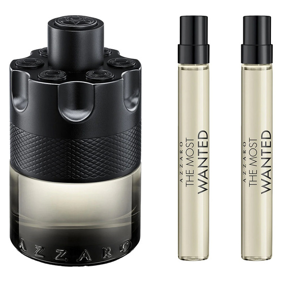 Azzaro The Most Wanted Intense zestaw woda toaletowa spray 100ml + woda toaletowa spray 2x10ml