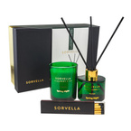 Sorvella Perfume Spring Night zestaw dyfuzor zapachowy 120ml + świeca zapachowa 170g + zapałki