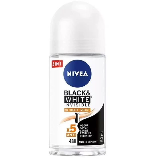 Nivea Black&White Invisible Ultimate Impact antyperspirant w kulce 50ml