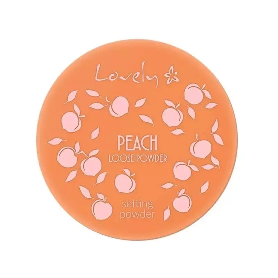 Lovely Peach Setting Loose Powder Brzoskwiniowy puder transparentny