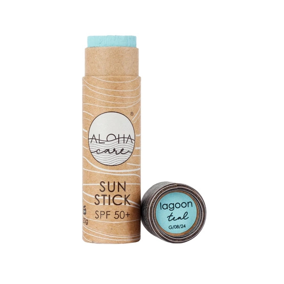 Aloha Care Sun Stick Sztyft do twarzy SPF50 Little Lagoon TEAL 20g 